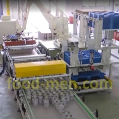 Línea de máquinas de fabricación de cuerpo de lata de 3 piezas de leche en polvo
