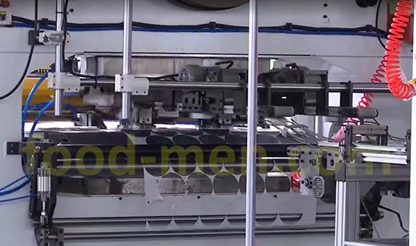 Imagen 3-1 de línea de máquinas de cuerpo de lata de 2 piezas: Mecanismo automático de descarga de chatarras de hoja metálica