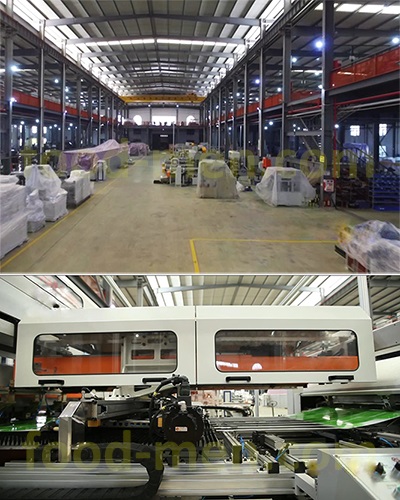Sitio de fabricación para la línea de máquinas de fabricación para tapas metálicas de anillo de latas RL-1
