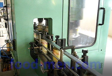 Máquina combinada de entallado y pestañado para latas medianas SG-B2 figura 3 - Salida
