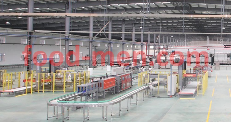 Sitio de fabricación para MD-02 máquina automática de paletizador para cuerpo de lata
